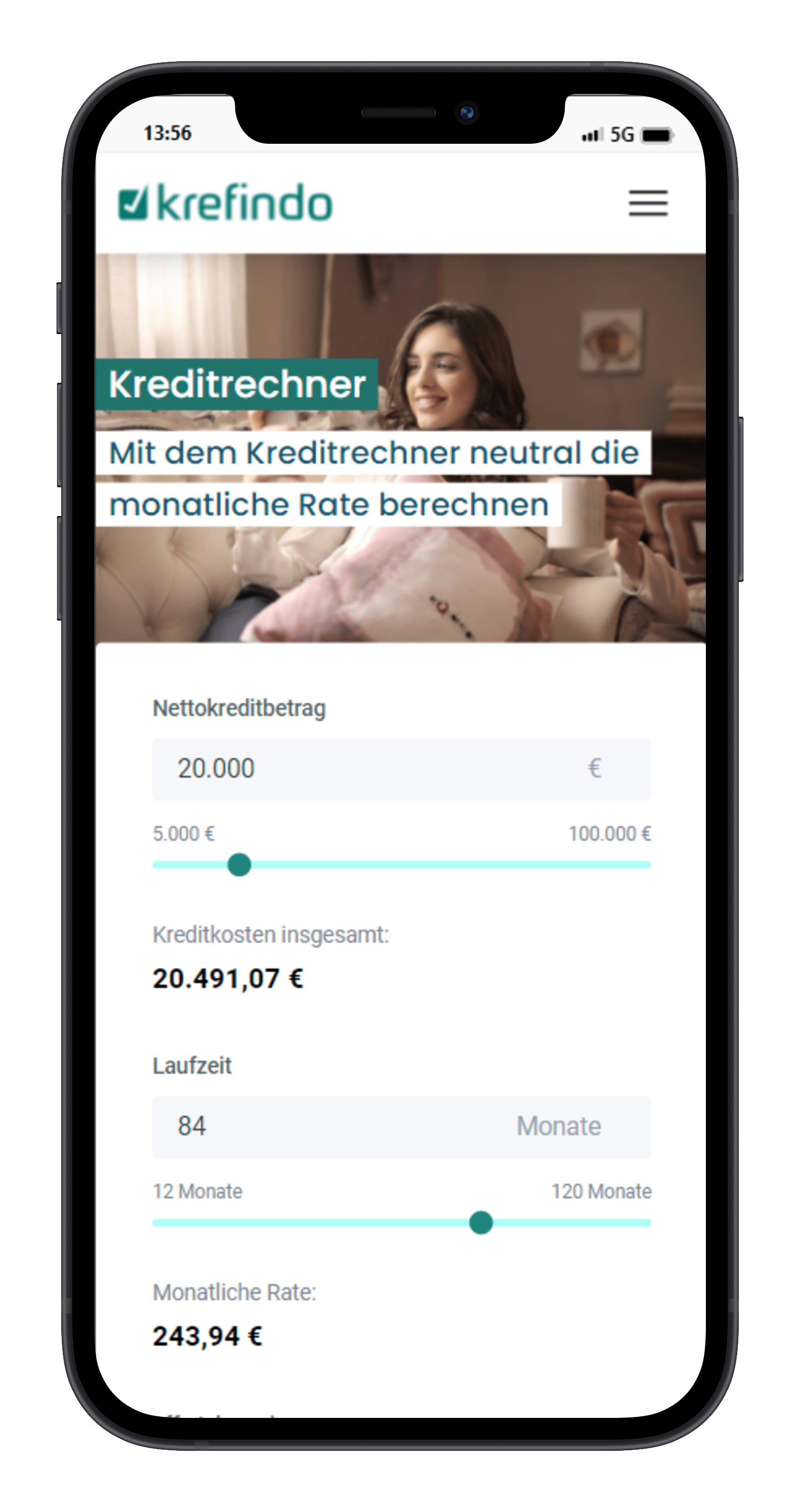 Krefindo Web App